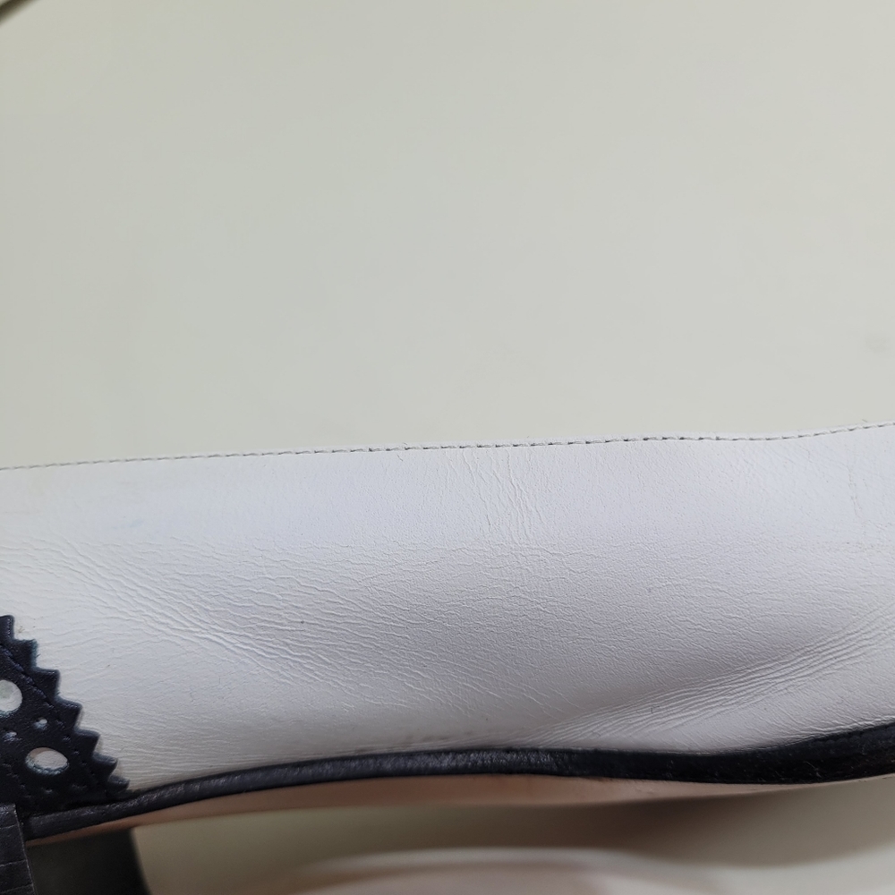 Salvatore Ferragamo Boutique Leather Colorblock Pattern Shoes Size Women's 9 - Picture 14 of 16